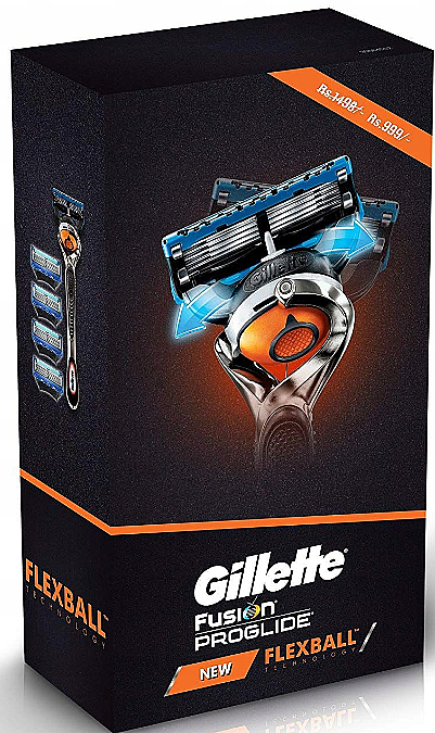 Maszynka do golenia + 4 wymienne ostrza - Gillette Fusion5 Proglide — Zdjęcie N1