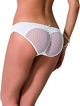 PRZECENA! Majtki damskie Afra Thong, white - Passion * — Zdjęcie N2