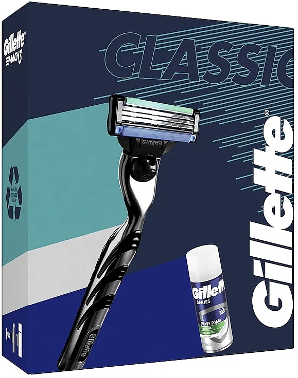 PRZECENA! Zestaw - Gillette Mach3 (razor/1pc + foam/100ml)  * — Zdjęcie N1