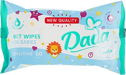 Kup Bezzapachowe chusteczki nawilżane dla dzieci - Dada Sensitive Wipes