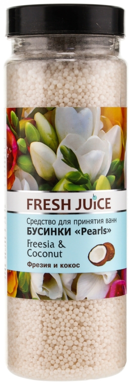 Perełki do kąpieli - Fresh Juice Bath Bijou Rearls Freesia and Coconut — Zdjęcie N1