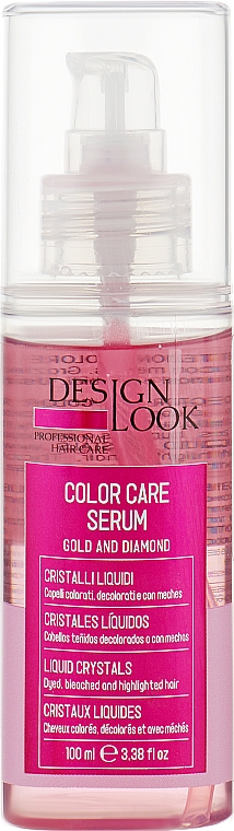Ciekłe kryształy chroniące kolor włosów farbowanych - Design Look Color Care — Zdjęcie N1