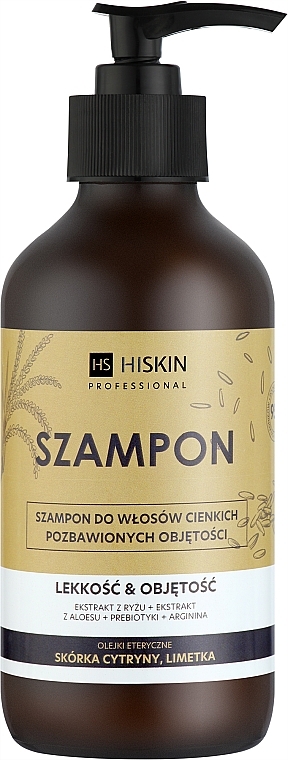 Szampon do włosów cienkich, pozbawionych objętości - HiSkin Professional Shampoo