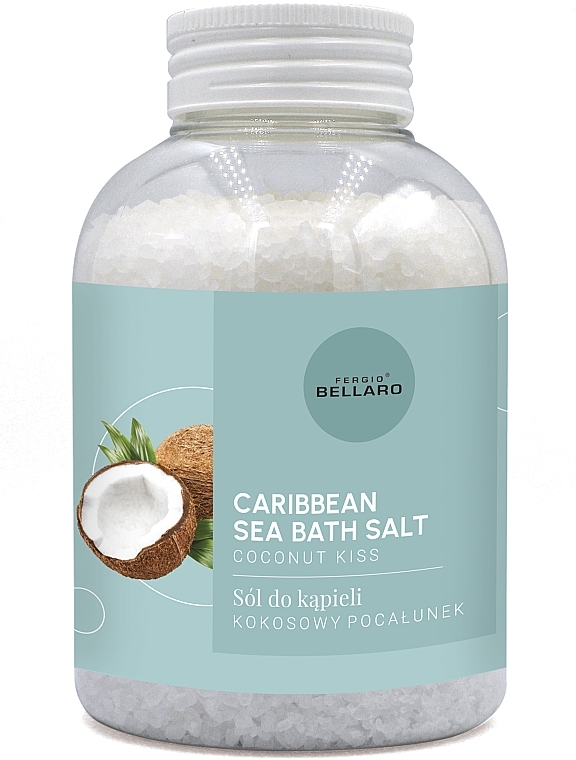 Sól do kąpieli Kokosowy pocałunek - Fergio Bellaro Caribbean Sea Bath Salt Coconut Kiss — Zdjęcie N1