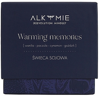 Naturalna świeca sojowa Warming Memories - Alkmie — Zdjęcie N2