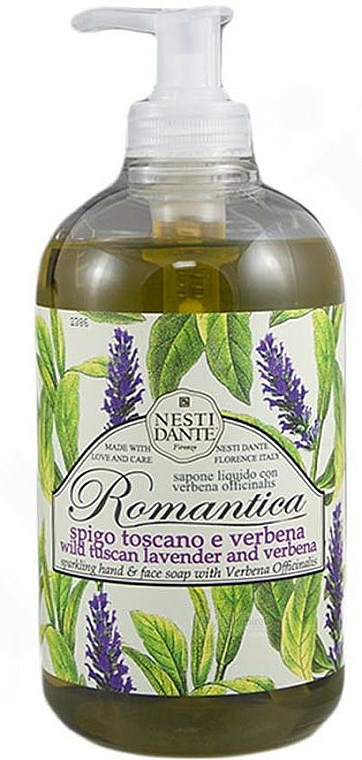 Mydło w płynie Toskańska lawenda i werbena - Nesti Dante Romantica Tuscan Wisteria & Lilac Liquid Soap — Zdjęcie N1