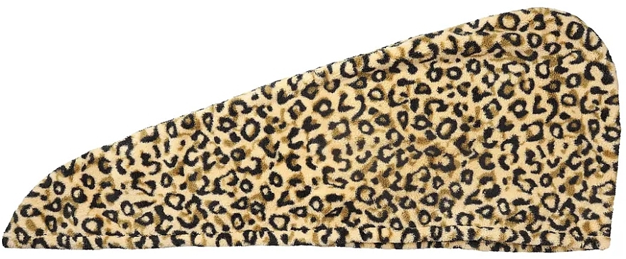 Turban do suszenia włosów, lampart - W7 Turban Hair Drying Leopard — Zdjęcie N1