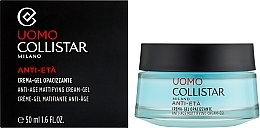 Matujący krem przeciwstarzeniowy do twarzy - Collistar Uomo Anti-Age Mattifying Cream-Gel — Zdjęcie N2