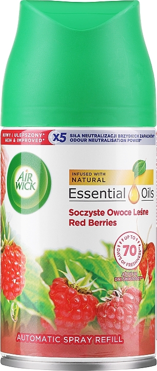 Wymienna butelka do odświeżacza powietrza Poranek w lesie - Air Wick Freshmatic Life Scents — Zdjęcie N1