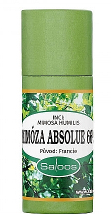 Olejek eteryczny z mimozy absolut 66% - Saloos Essential Oil Mimosa Absolue 66% — Zdjęcie N1