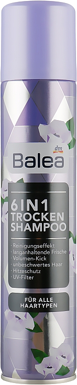 Suchy szampon 6 w 1 - Balea Trockenshampoo 6 in 1 — Zdjęcie N1