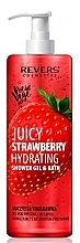 Kup Nawilżający żel pod prysznic i do kąpieli Soczysta truskawka - Revers Juicy Strawberry Hydrating Shower Gel & Bath