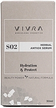 Nawilżające serum do twarzy - Vivra Herbal Antiox Serum — Zdjęcie N3