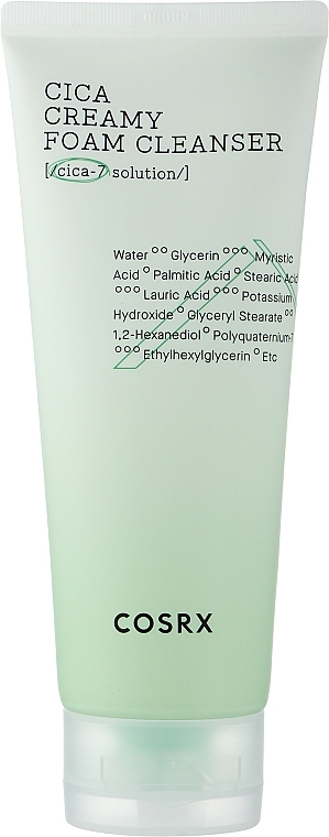 Oczyszczająca pianka do mycia twarzy z ekstraktem z wąkroty azjatyckiej - Cosrx Pure Fit Cica Creamy Foam Cleanse — Zdjęcie N3