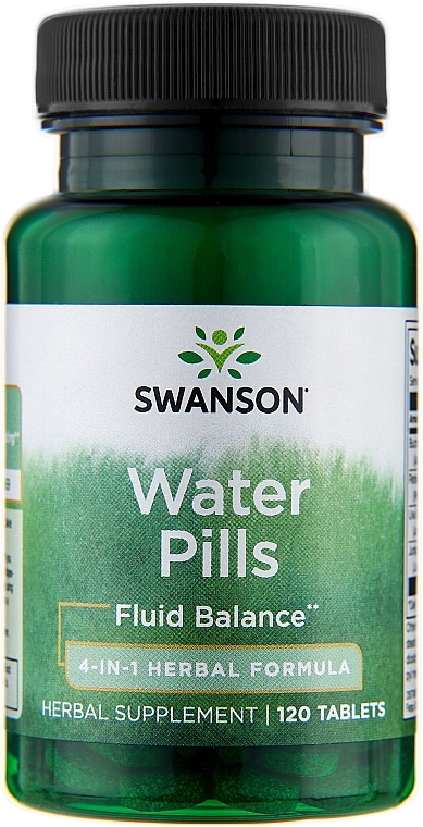 Dodatek do żywności do kontroli poziomu wody - Swanson Water Pills — Zdjęcie N1