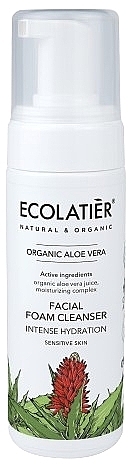Pianka do mycia twarzy - Ecolatier Organic Aloe Vera Foam — Zdjęcie N1