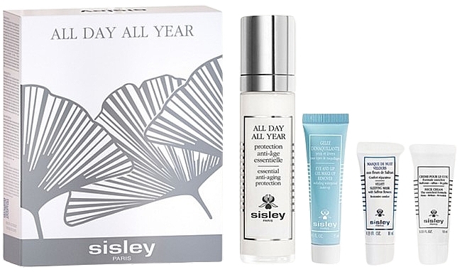 Zestaw - Sisley All Day All Year (cr/50ml + remov/15ml + mask/10ml + neck/cr/10ml) — Zdjęcie N1