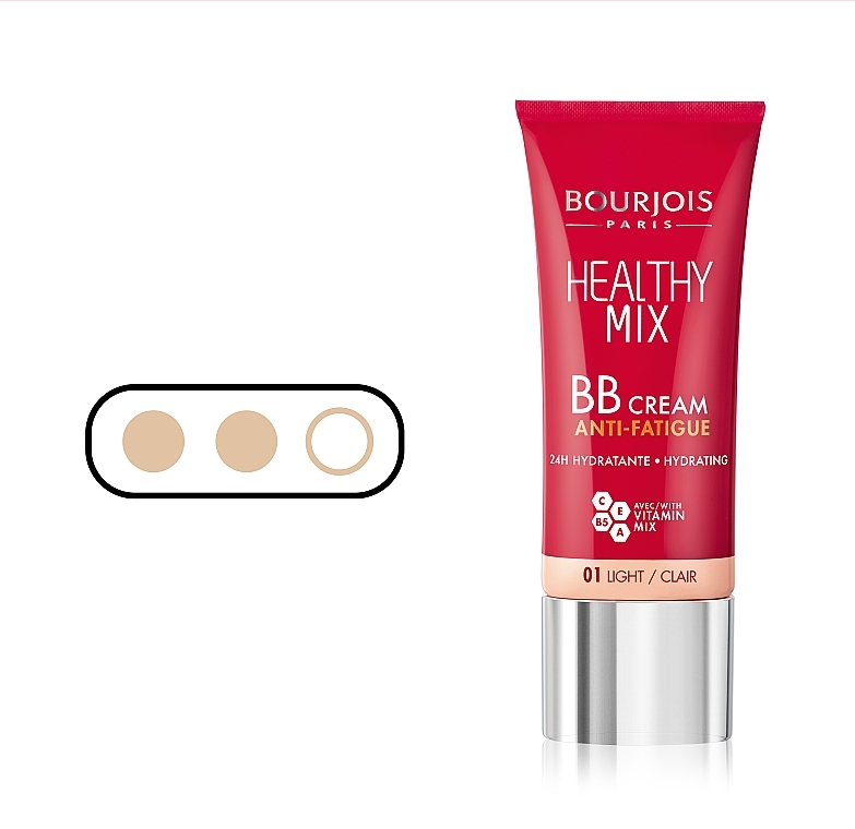 Krem BB wyrównujący koloryt skóry - Bourjois Healthy Mix BB Cream Anti-Fatigue — Zdjęcie N2
