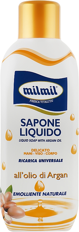 Mydło w płynie z olejem arganowym - Mil Mil — Zdjęcie N1