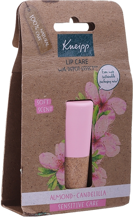 PRZECENA! Balsam do ust Migdały i wosk kandelila - Kneipp Almond & Candelilla Sensitive Lip Care * — Zdjęcie N1