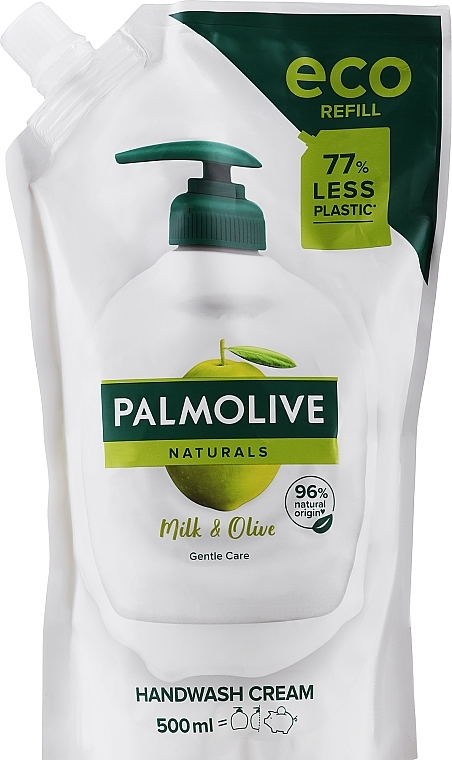 Palmolive Kremowe mydło w płynie do rąk Mleko i oliwka, zapas - Palmolive Naturals Milk & Olive (refill) — Zdjęcie N11