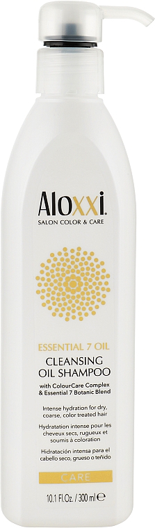Szampon do włosów, Intensywne odżywianie - Aloxxi Essential 7 Oil Shampoo — Zdjęcie N1