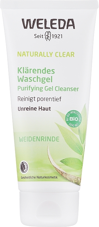 Seboregulujący żel do mycia twarzy - Weleda Naturally Clear Purifying Gel Cleanser — Zdjęcie N1