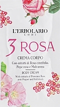 Krem do ciała - L'Erbolario Lodi 3 Rosa Body Cream (próbka) — Zdjęcie N1