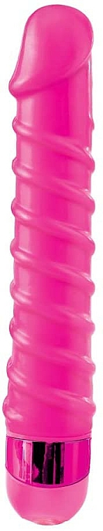 Wibrator, różowy - PipeDream Classix Candy Twirl Massager  — Zdjęcie N1