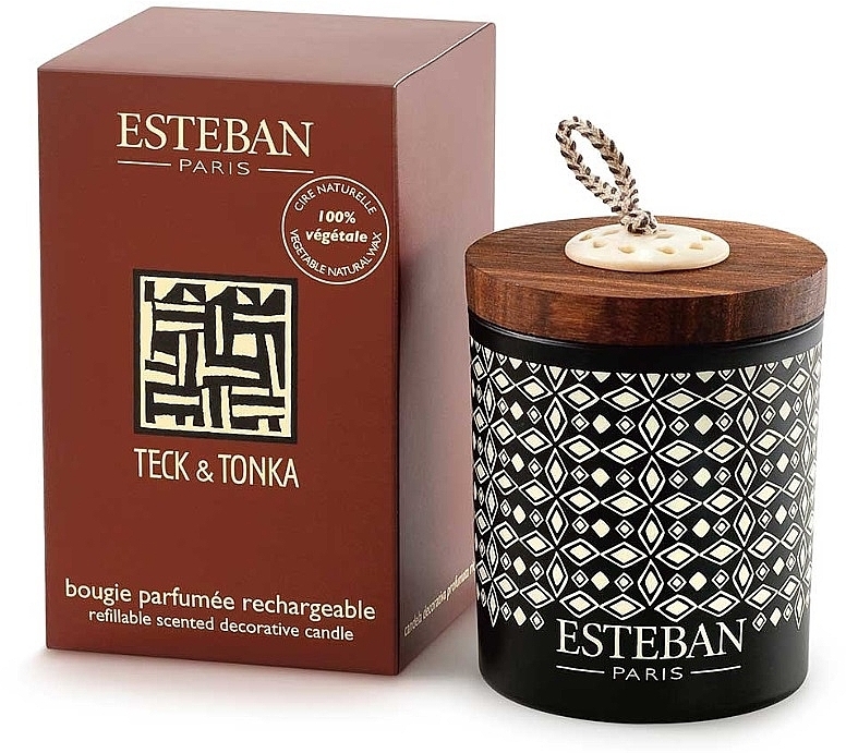Esteban Teck & Tonka - Perfumowana świeca dekoracyjna — Zdjęcie N1