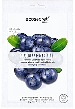 Kup Maseczka do twarzy z tonikiem jagodowym - Eco Secret Blueberry Natural Essence Facial Mask