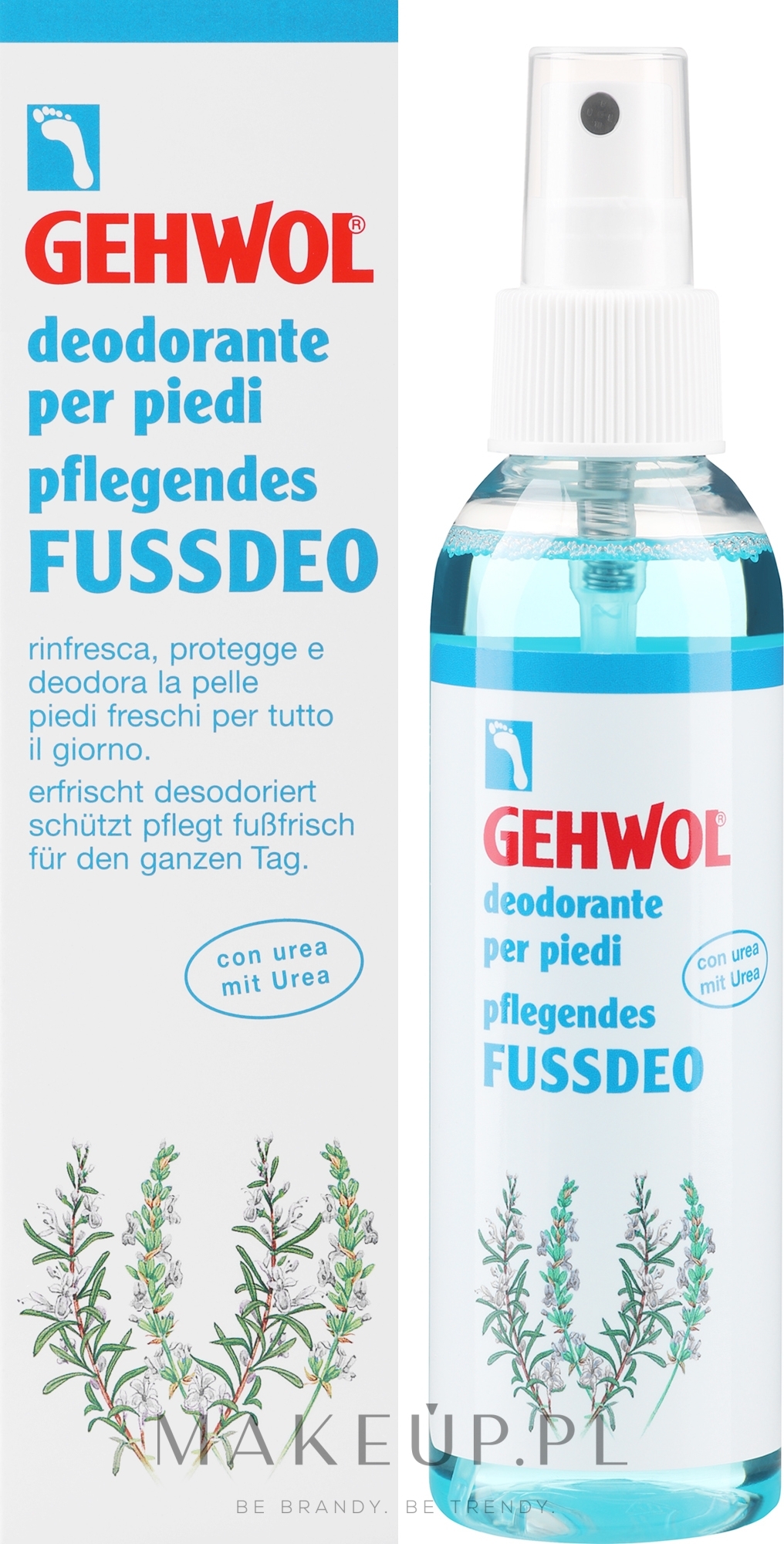 Odświeżający spray do stóp - Gehwol Pflegendes fubdeo — Zdjęcie 150 ml