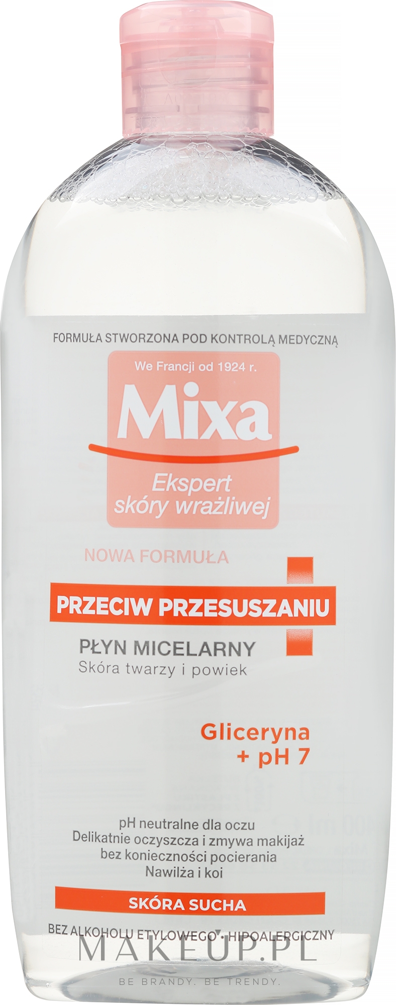Płyn micelarny przeciw przesuszaniu - Mixa Anti-Dryness Micellar Water — Zdjęcie 400 ml