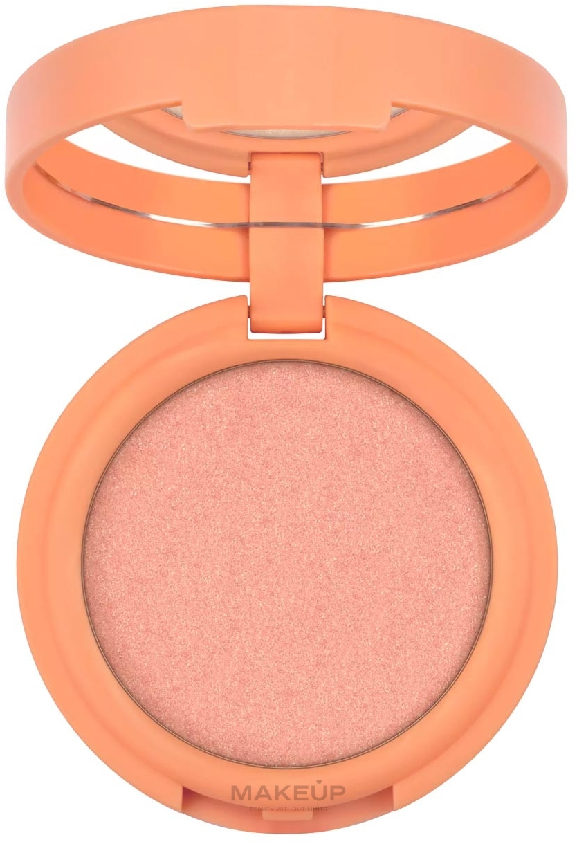 Kremowy rozświetlacz do twarzy - Catrice Seeking Flowers Powder Finish Cream Highlighter — Zdjęcie 01 - Watch Me Bloom