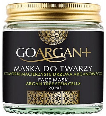Maseczka do twarzy - Nova Kosmetyki GoArgan+ Argan Tree Stem Cells Face Mask — Zdjęcie N1