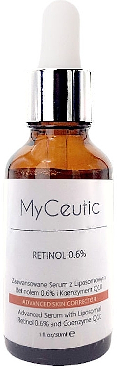 Serum z liposomowym retinolem i koenzymem Q10 - MyCeutic Retinol 0,6%