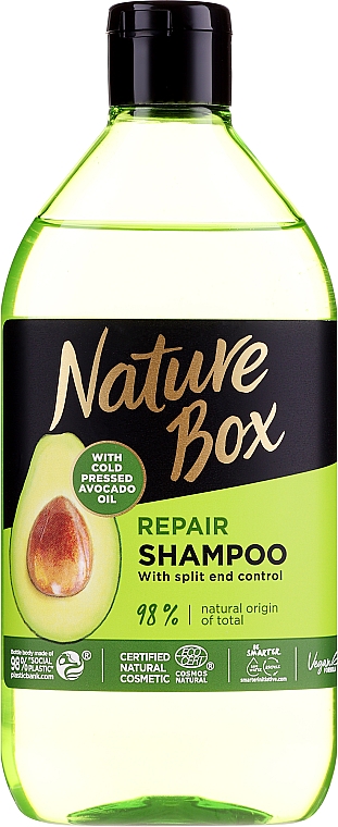 Szampon do włosów z olejem z awokado - Nature Box Avocado Oil Shampoo