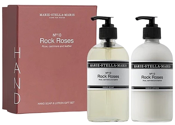 Zestaw - Marie-Stella-Maris No. 10 Rock Roses Hand Gift Set (h/soap 250 ml + h/lot 250 ml) — Zdjęcie N1