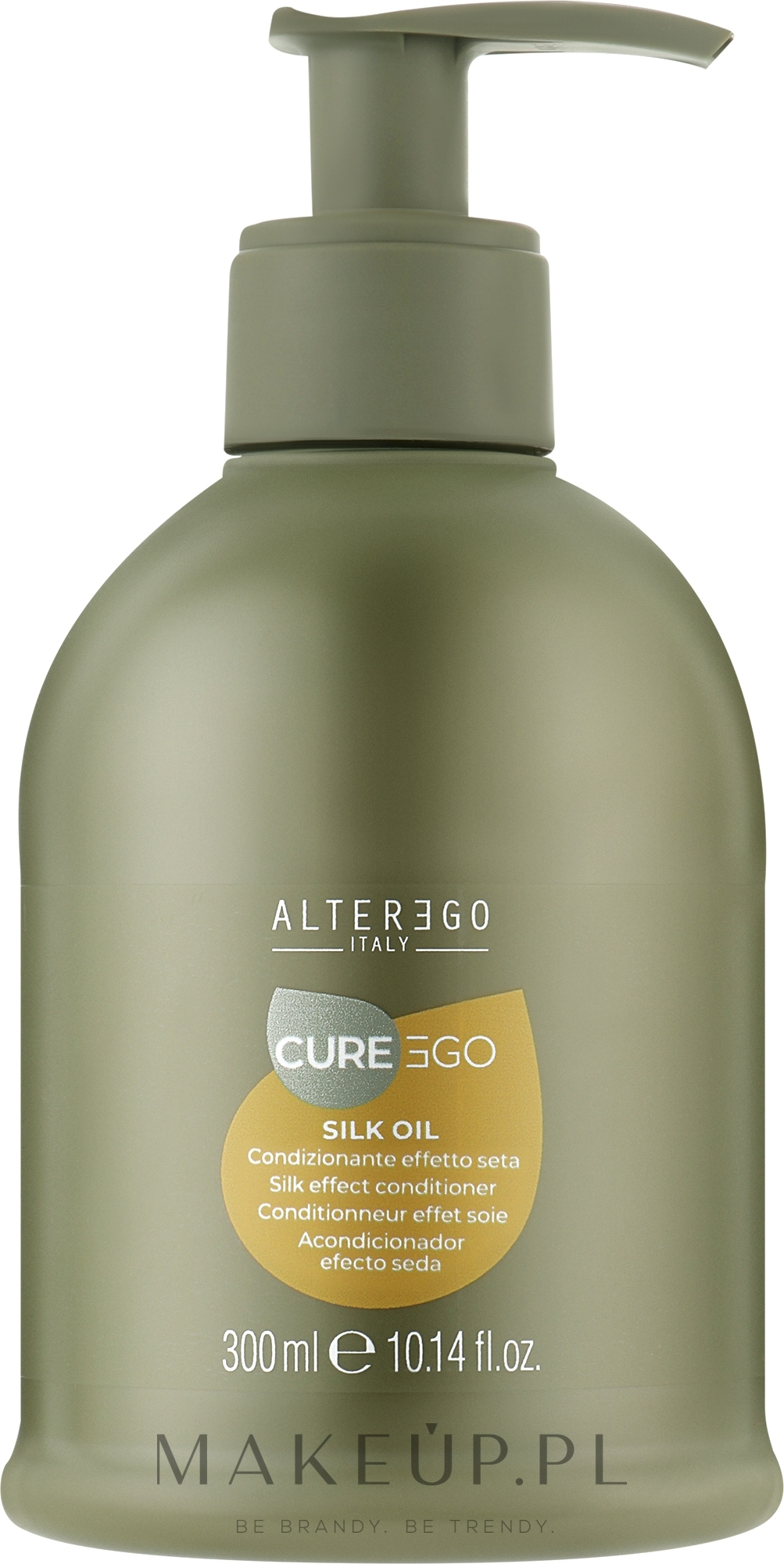 Odżywka do włosów niesfornych i kręconych - Alter Ego CureEgo Silk Oil Silk Effect Conditioner — Zdjęcie 300 ml