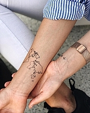 Tatuaż tymczasowy, Mapa świata - Arley Sign — Zdjęcie N5
