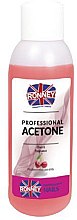 Acetonowy zmywacz do paznokci Wiśnia - Ronney Professional Acetone Cherry — Zdjęcie N1