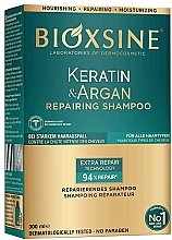 Rewitalizujący szampon do włosów - Biota Bioxsine Keratin & Argan Repairing Shampoo — Zdjęcie N2