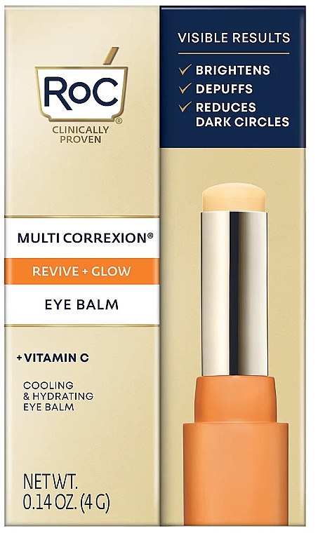 Rozświetlający balsam pod oczy - Roc Multi Correxion Eye Balm Revive Glow Vitamin C — Zdjęcie N1