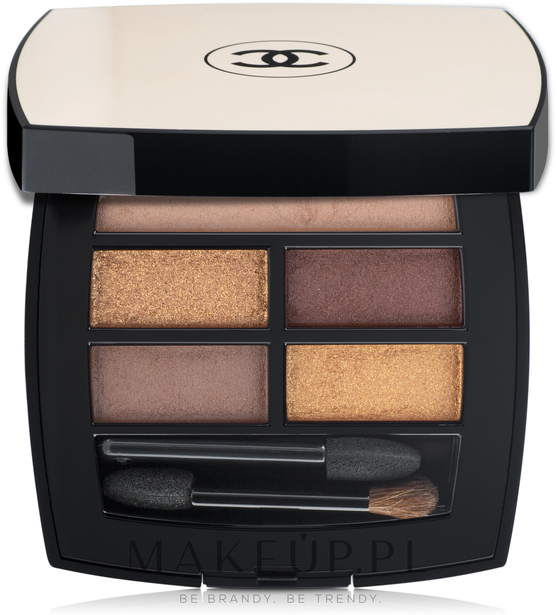 Paleta cieni do powiek - Chanel Les Beiges Healthy Glow Natural Eyeshadow Palette — Zdjęcie Deep