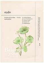 Kup Kojąca maseczka do twarzy - Ondo Beauty 36.5 Probiotics & Cica Water Soothing Mask