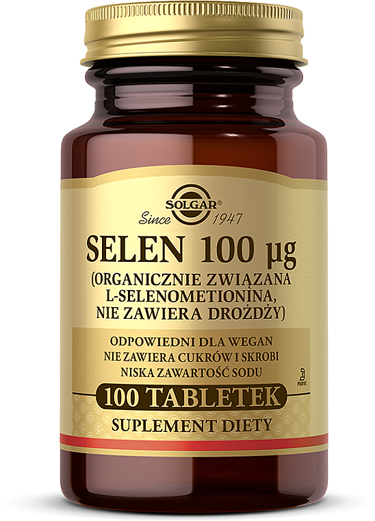 Suplement diety - Solgar Selenium 100 mcg — Zdjęcie N1