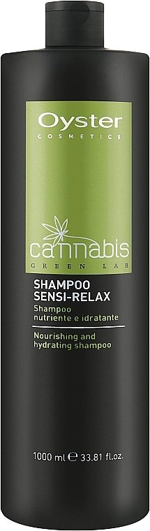 Szampon do włosów z konopi bez SLES i parabenów - Oyster Cosmetics Cannabis Green Lab Shampoo Sensi-Relax