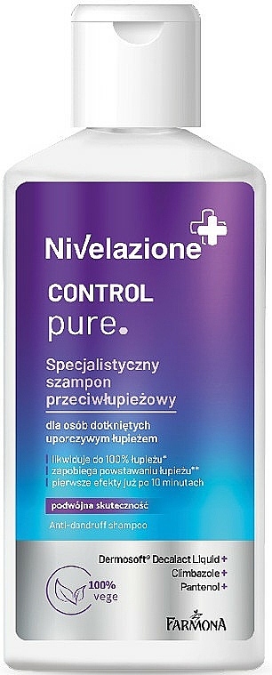 Specjalistyczny szampon przeciwłupieżowy - Farmona Nivelazione Control Pure — Zdjęcie N1
