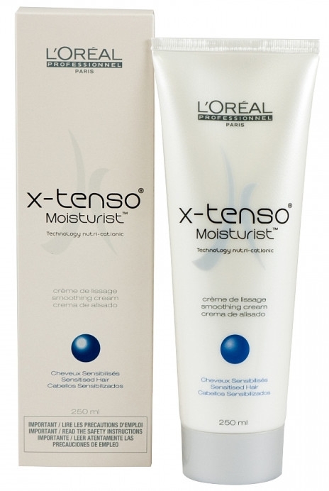 Krem prostujący do włosów uwrażliwionych - L'Oreal Professionnel X-Tenso Moisturist Cream — Zdjęcie N1
