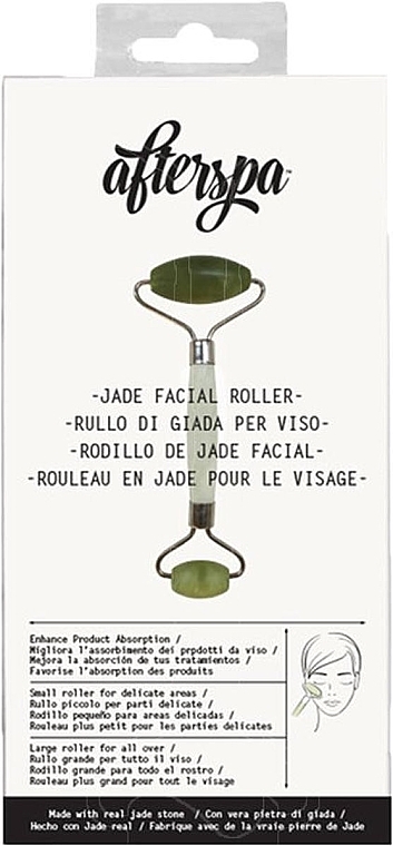 Roller do masażu twarzy, jadeit - AfterSpa Jade Roller — Zdjęcie N1